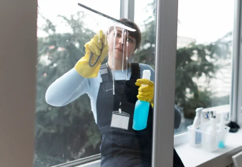 Nettoyage de vitres intérieures et extérieures à Coudrecieux